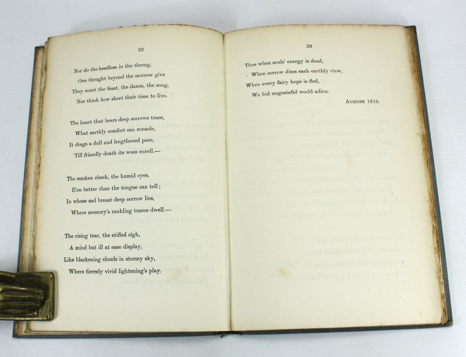 Original Poetry by Victor & Cazire, (Percy Bysshe Shelley & Elizabeth Shelley). Edited by Richard Garnett, 1898