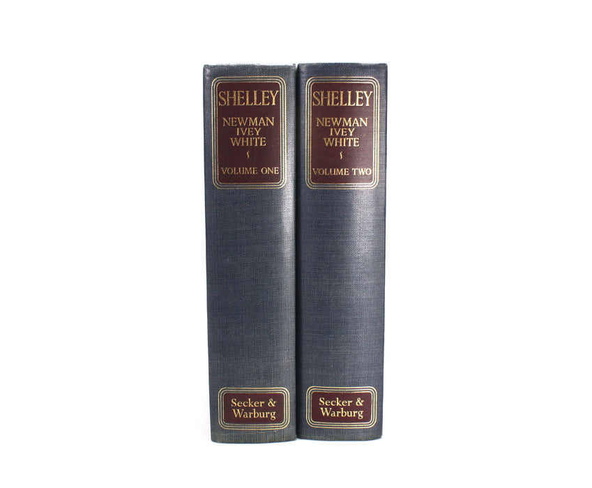 Shelley by Newman Ivey White, Secker & Warburg, 1947, 2 Vols