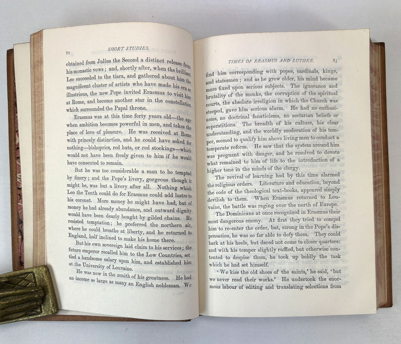 Short Studies on Great Subjects by James Anthony Froude. Longmans, Green, and Co., 1898