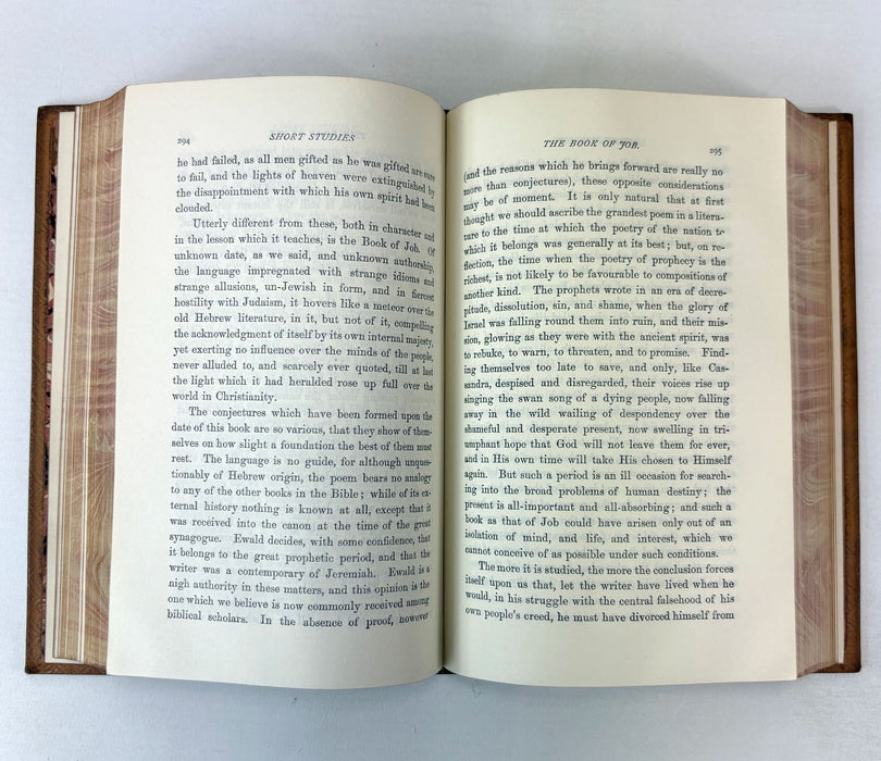 Short Studies on Great Subjects by James Anthony Froude. Longmans, Green, and Co., 1898