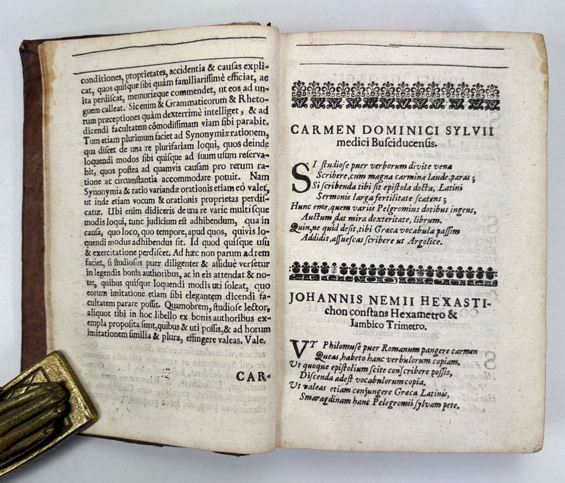 Simon Pelegromius. Synonymorum Sylva. London; Norton & Whitaker, 1632.