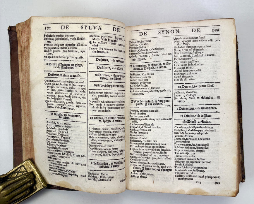 Simon Pelegromius. Synonymorum Sylva. London; Norton & Whitaker, 1632.