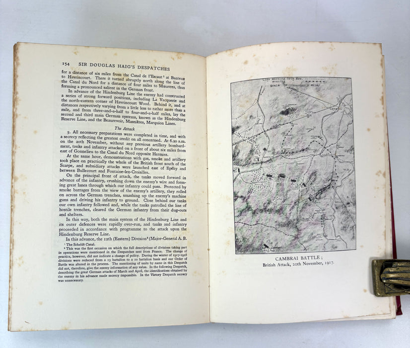 Sir Douglas Haig's Despatches, edited by J.H. Boraston, 1919 first edition set, complete with Maps box