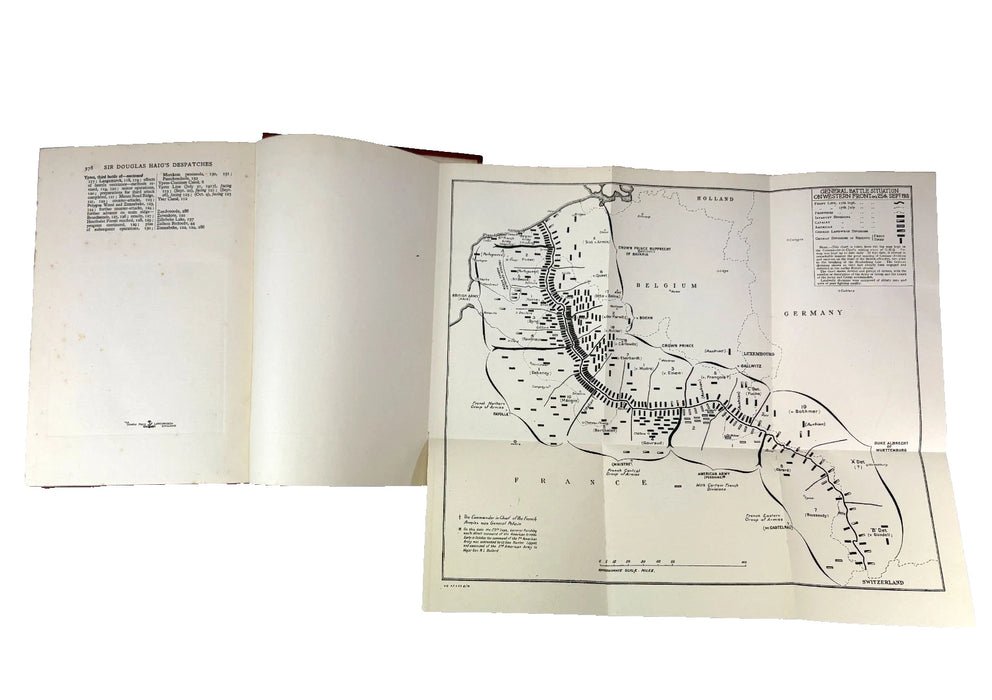 Sir Douglas Haig's Despatches, edited by J.H. Boraston, 1919 first edition set, complete with Maps box