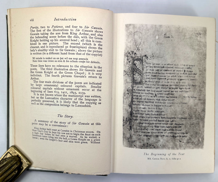 Sir Gawain & The Green Knight; edited by J.R.R. Tolkien & E.V. Gordon, Clarendon Press/Oxford, 1936