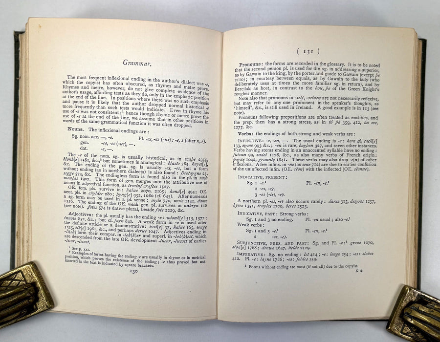 Sir Gawain & The Green Knight; edited by J.R.R. Tolkien & E.V. Gordon, Clarendon Press/Oxford, 1936
