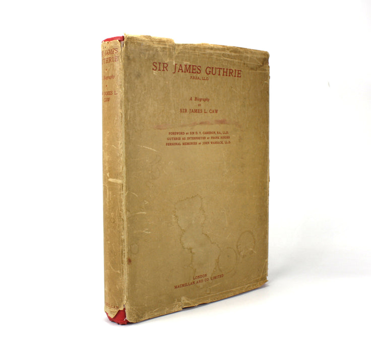 Sir James Guthrie; A Biography, Sir James L. Caw, 1932, Glasgow School of Art Prize Presentation copy