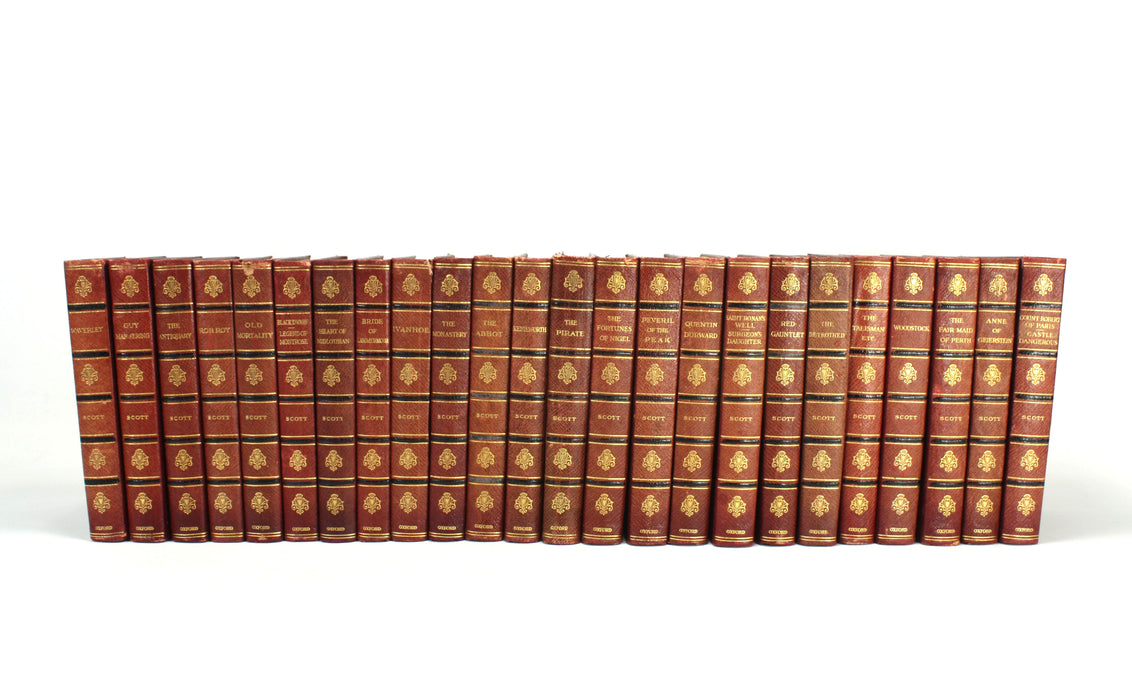 Sir Walter Scott; The Waverley Novels, Henry Frowde / Oxford University Press edition, 24 Volumes complete, 1912