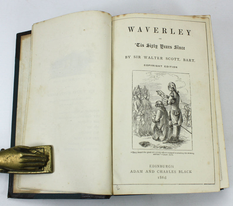 Sir Walter Scott; The Waverley Novels, Copyright Edition Entire, Adam & Charles Black, 1868, 3 Volumes