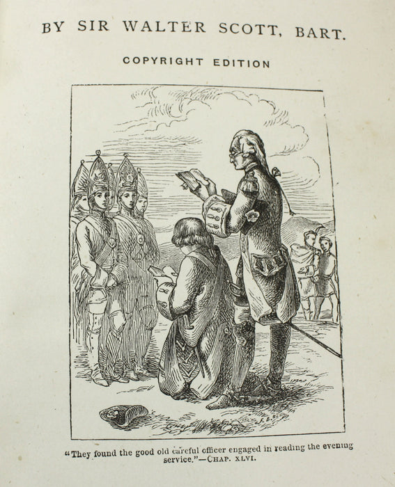 Sir Walter Scott; The Waverley Novels, Copyright Edition Entire, Adam & Charles Black, 1868, 3 Volumes