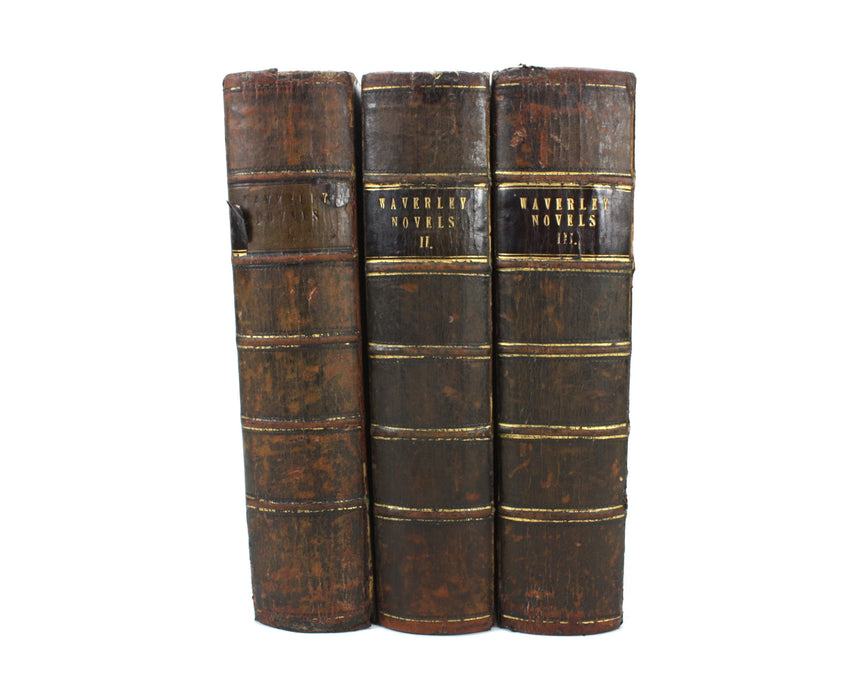 Sir Walter Scott; The Waverley Novels, Copyright Edition Entire, Adam & Charles Black, 1868, 3 Volumes