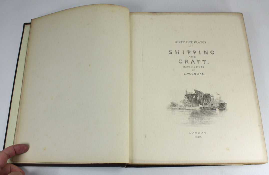 Sixty Five Plates of Shipping and Craft, E.W. Cooke, 1829