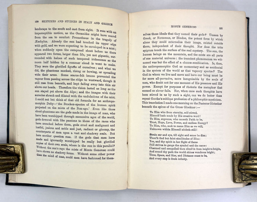 Sketches and Studies in Italy and Greece, John Addington Symonds; First Series, Second Series, & Third Series.