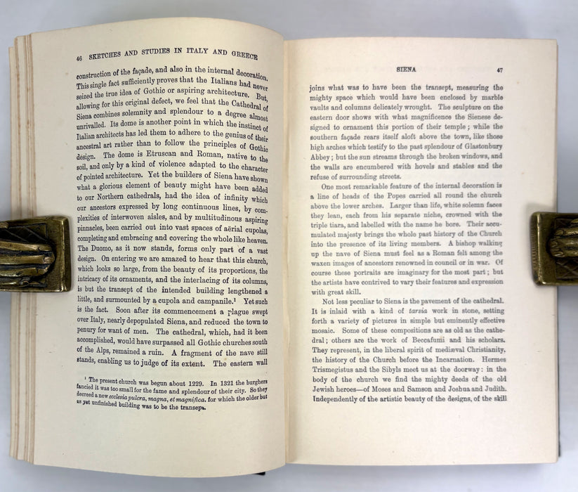 Sketches and Studies in Italy and Greece, John Addington Symonds; First Series, Second Series, & Third Series.