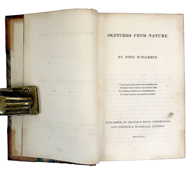 Sketches from Nature, by John M’Diarmid, 1830