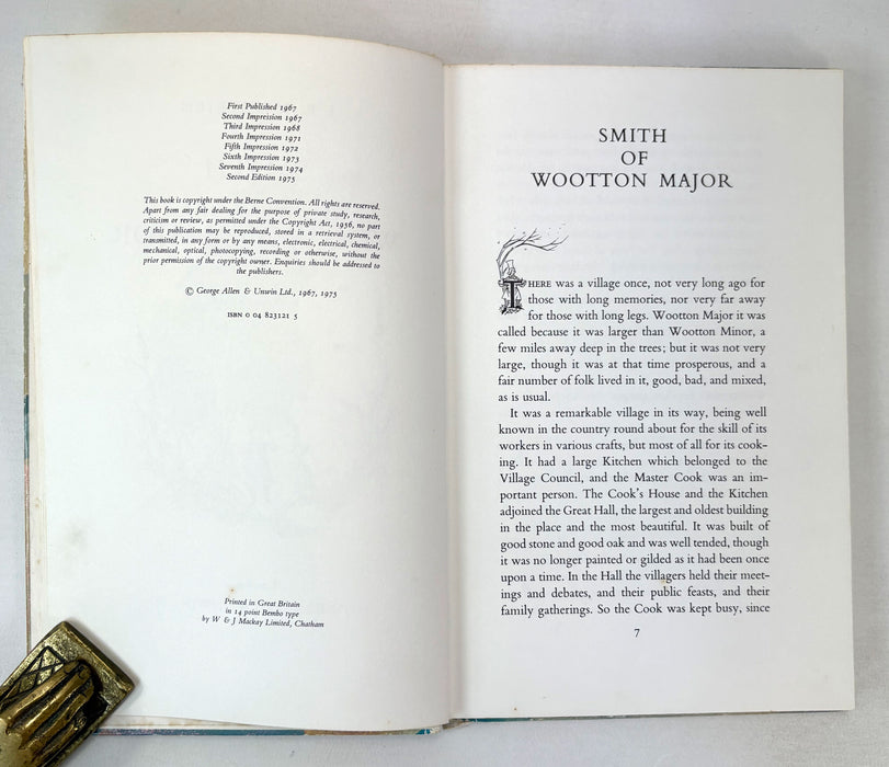 Smith of Wootton Manor, J.R.R. Tolkien, 1975, George Allen & Unwin