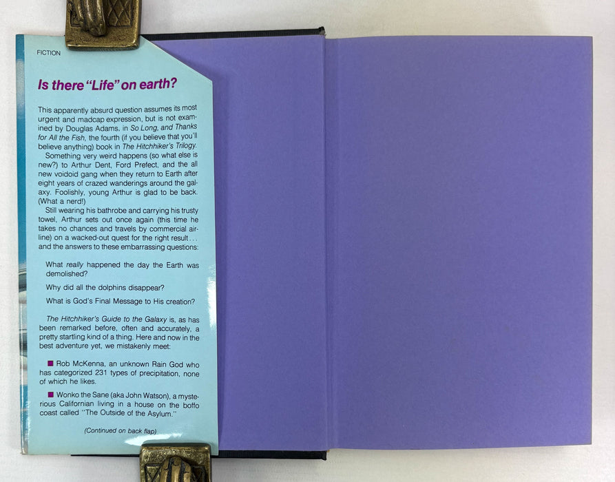 So Long, And Thanks For All The Fish, Douglas Adams, Harmony Books, 1984