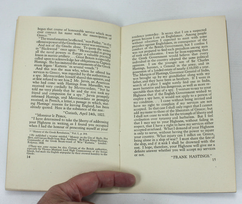 Some English Philhellenes, Z.D. Ferriman, The Anglo-Hellenic League, 1917-1920. 8 Volume Set.