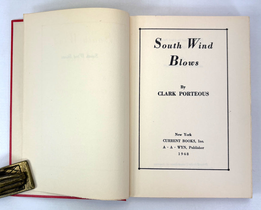 South Wind Blows, Clark Porteous, 1948 first edition