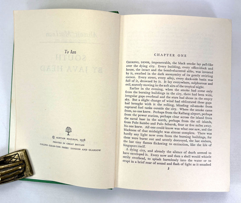South by Java Head, Alistair Maclean, 1958 first edition