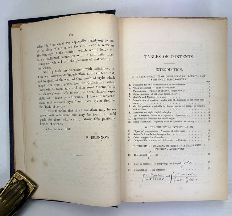 Spherical Astronomy, F. Brunnow, Berlin & London, 1865