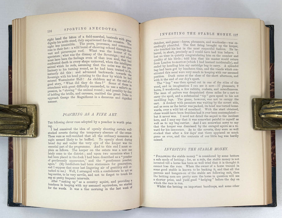 Sporting Anecdotes, Being Anecdotal Annals, Descriptions, Tales and Incidents, by "Ellangowan", 1889