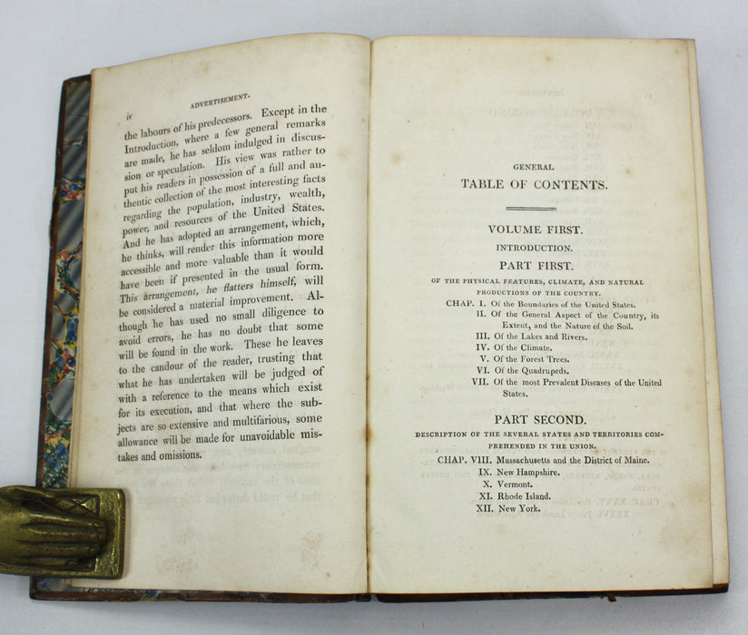 Statistical, Political, and Historical Account of the United States of North America, D.B. Warden, 1819, 3 Vols complete