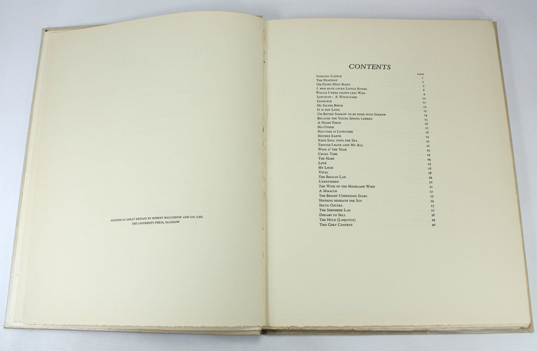 Stirling Castle and Other Poems, Maimie A. Richardson, 1934