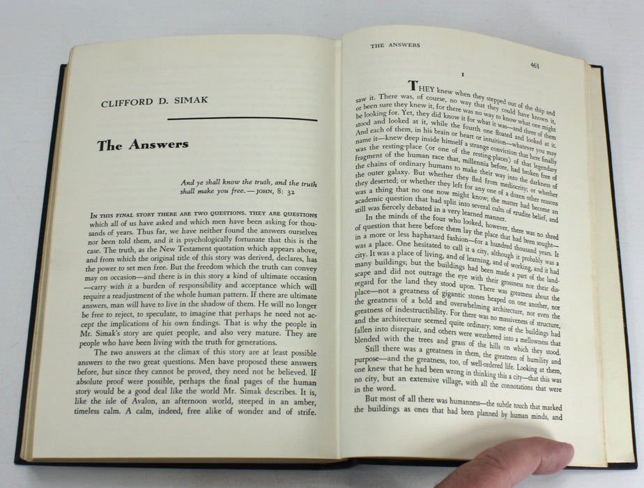 Stories for Tomorrow; An Anthology of Modern Science Fiction, William Sloane, 1955