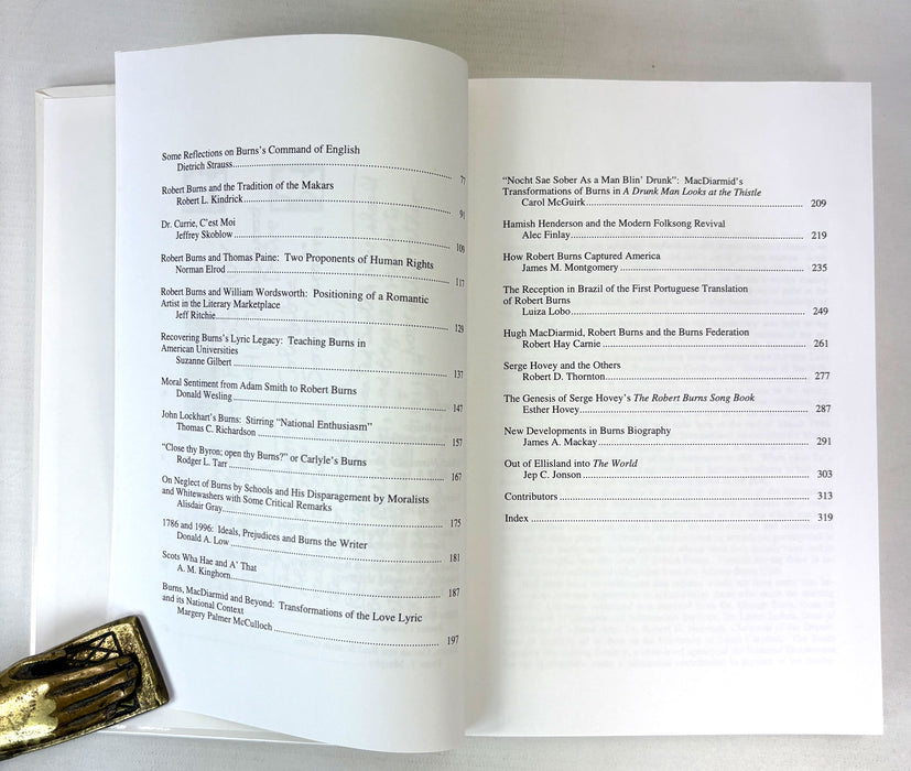 Studies in Scottish Literature, Volume XXX, University of South Carolina, 1998 (Robert Burns interest, with illustrations by Alasdair Gray)