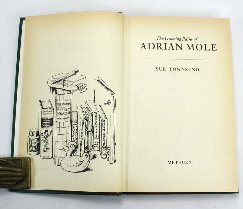 Sue Townsend; First editions of The Secret Diary of Adrian Mole aged 13 3/4 & The Growing Pains of Adrian Mole, 1982-1984