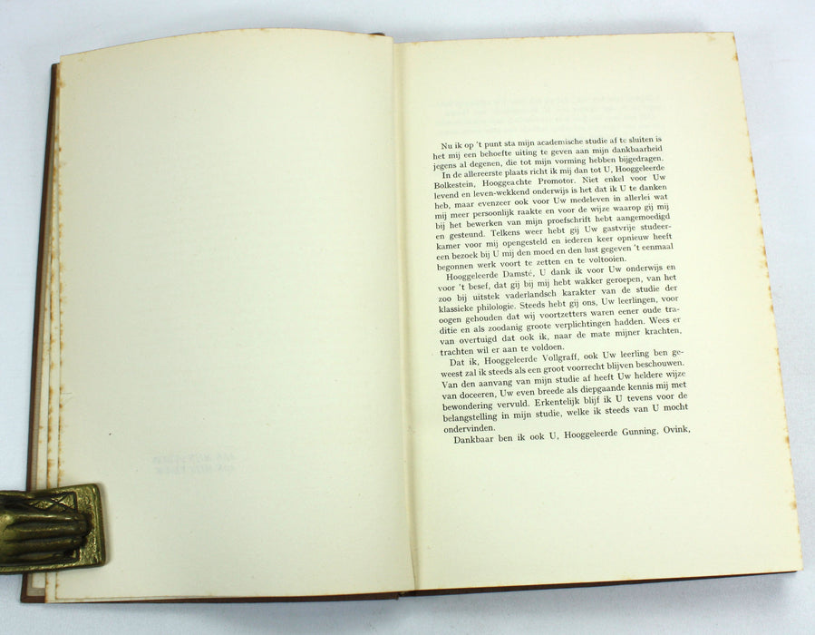 δεισιδαιμονία (Superstition); A contribution to the knowledge of the religious terminology in Greek. Doctoral Thesis. Peter John Koets, 1929