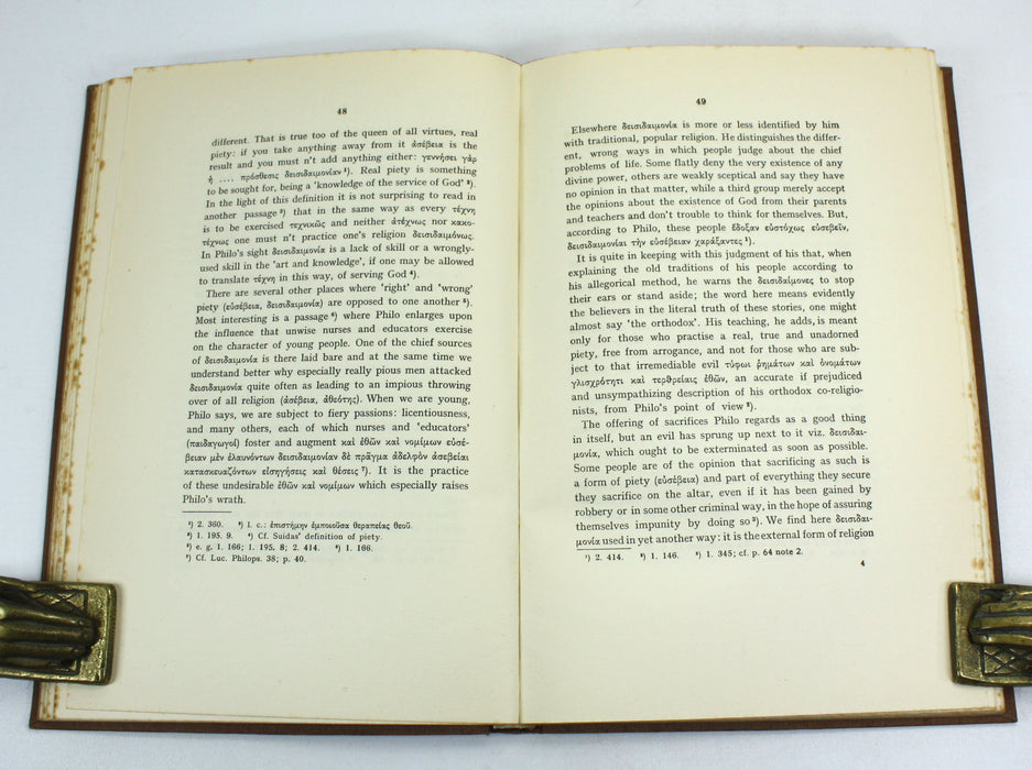 δεισιδαιμονία (Superstition); A contribution to the knowledge of the religious terminology in Greek. Doctoral Thesis. Peter John Koets, 1929