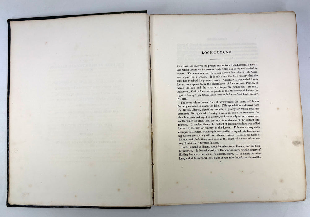 Swan's Views of the Lakes of Scotland, Parts 1-8 Proof Copy - Sales Prospectus, c. 1836