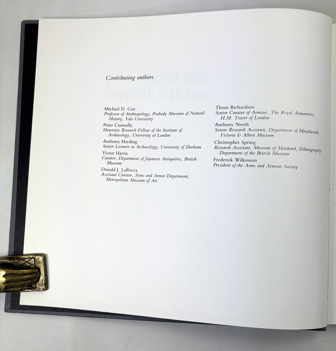 Swords and Hilt Weapons, 1993, Various contributors