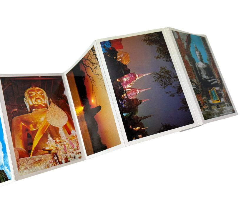 Thailand ephemera; Unused Postcard set from Ayudhya (Ayutthaya), 1980s.