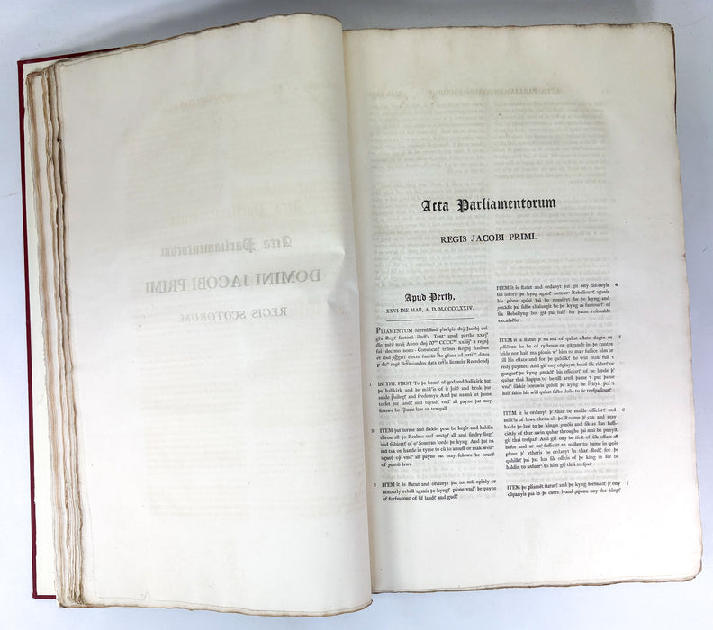 The Acts of Parliament in Scotland, Vol. II, 1424-1567, Printed by Command of His Majesty King George the Third, 1814