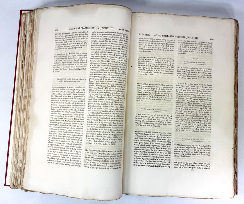 The Acts of Parliament in Scotland, Vol. II, 1424-1567, Printed by Command of His Majesty King George the Third, 1814