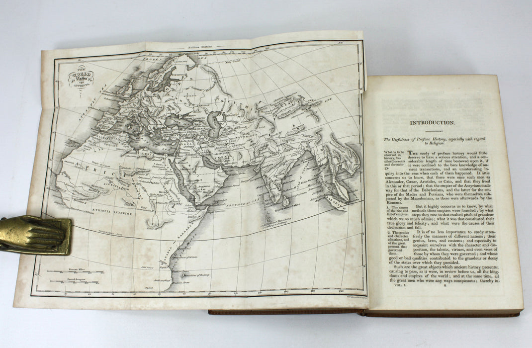 The Ancient History of The Egyptians, Cathaginians, Assyrians, Babylonians, Medes and Persians, Macedonians and Grecians, Charles Rollin, 1819, 8 Volumes complete