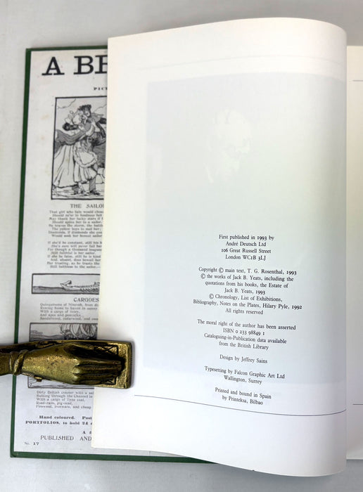 The Art of Jack B. Yeats, T.G. Rosenthal, 1993