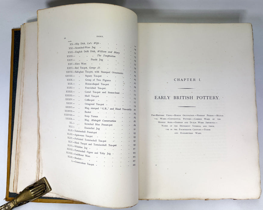 The Art of the Old English Potter, L.M. Solon, 1883, Numbered Limited edition 53/250, signed by Publisher