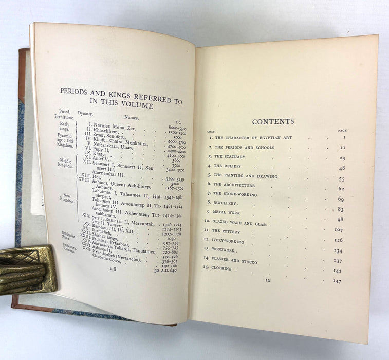 The Arts & Crafts of Ancient Egypt by W.M. Flinders Petrie, T.N. Foulis, 1909 first edition