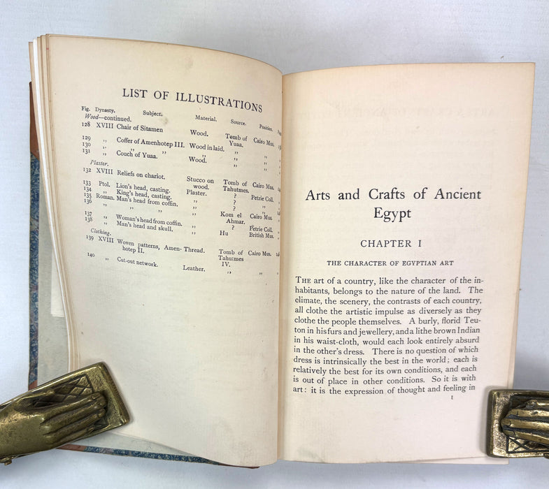 The Arts & Crafts of Ancient Egypt by W.M. Flinders Petrie, T.N. Foulis, 1909 first edition