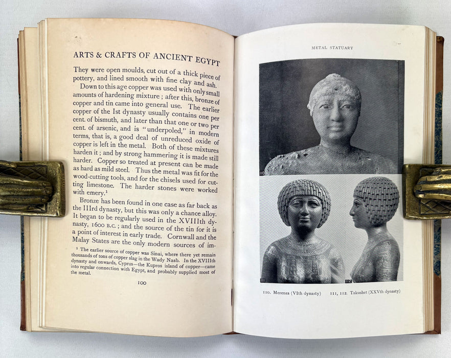 The Arts & Crafts of Ancient Egypt by W.M. Flinders Petrie, T.N. Foulis, 1909 first edition
