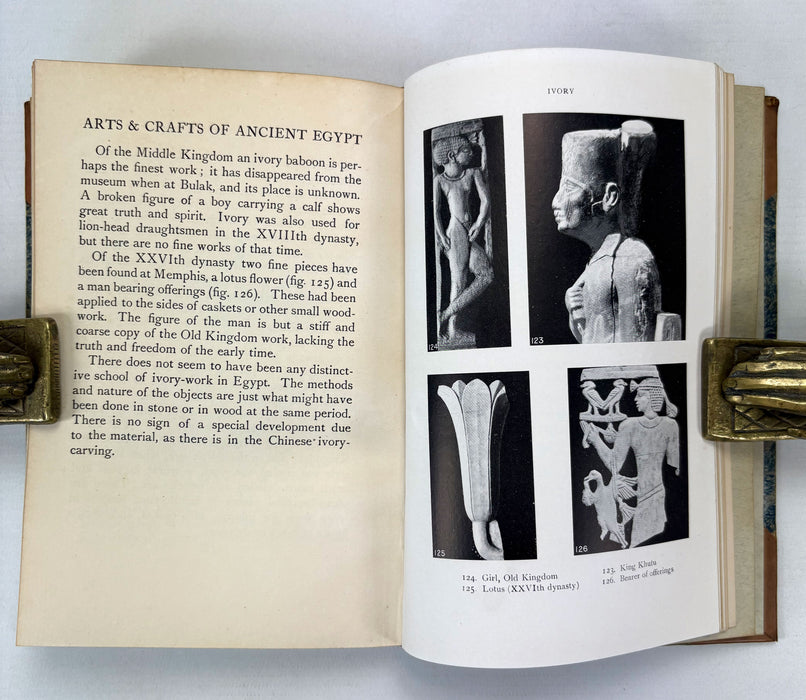 The Arts & Crafts of Ancient Egypt by W.M. Flinders Petrie, T.N. Foulis, 1909 first edition