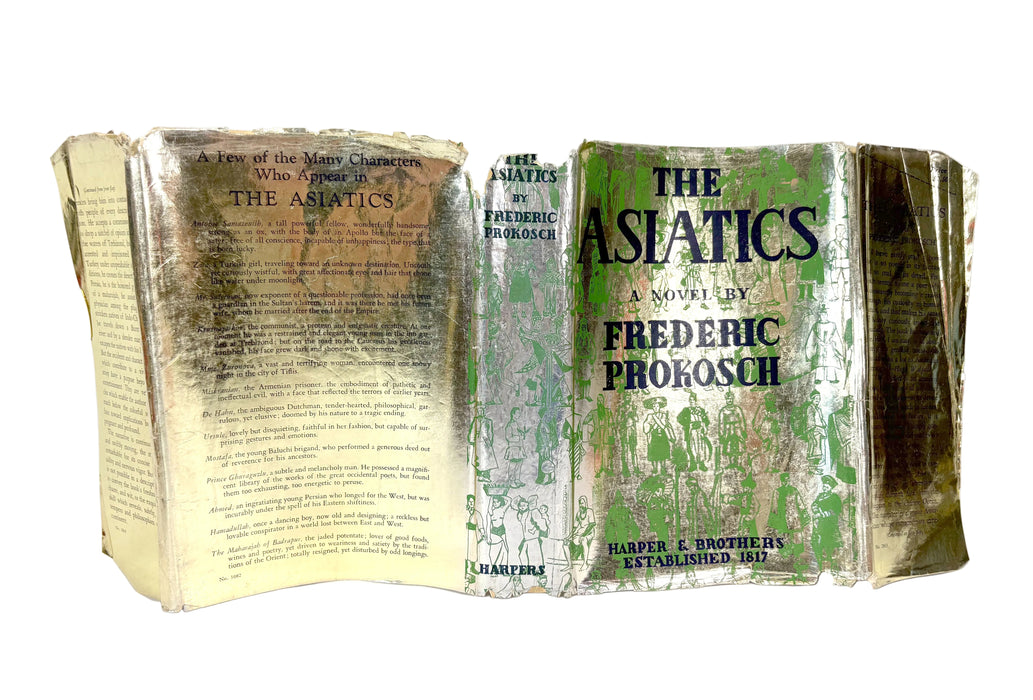 The Asiatics, Frederic Prokosch, Harper & Brothers, 1935 Hugh Walpole's Brackenburn bookplate.