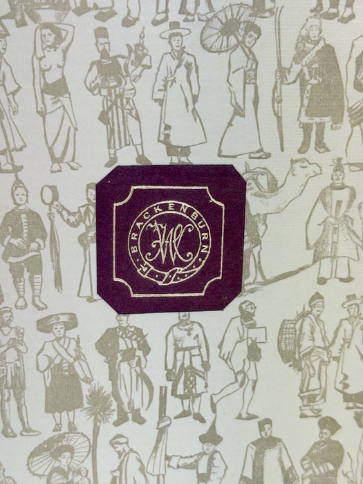 The Asiatics, Frederic Prokosch, Harper & Brothers, 1935 Hugh Walpole's Brackenburn bookplate.