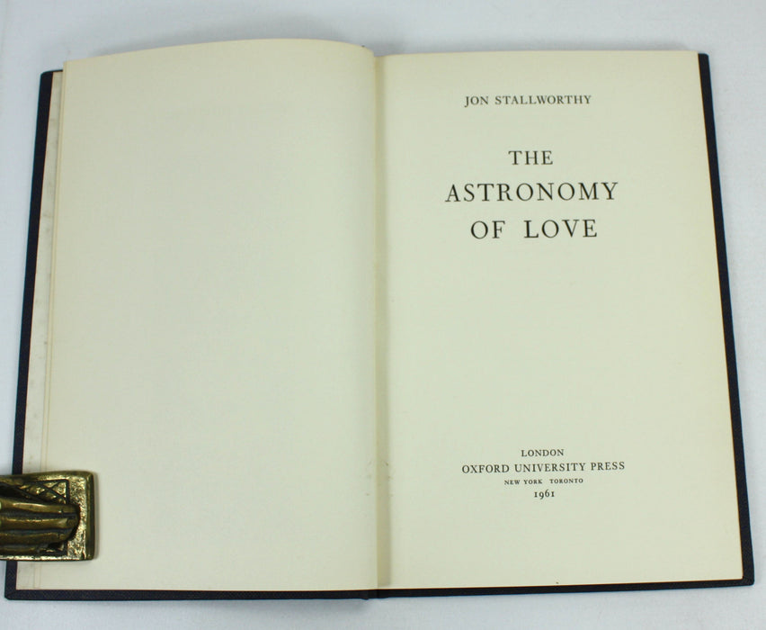 The Astronomy of Love, Jon Stallworthy, 1961