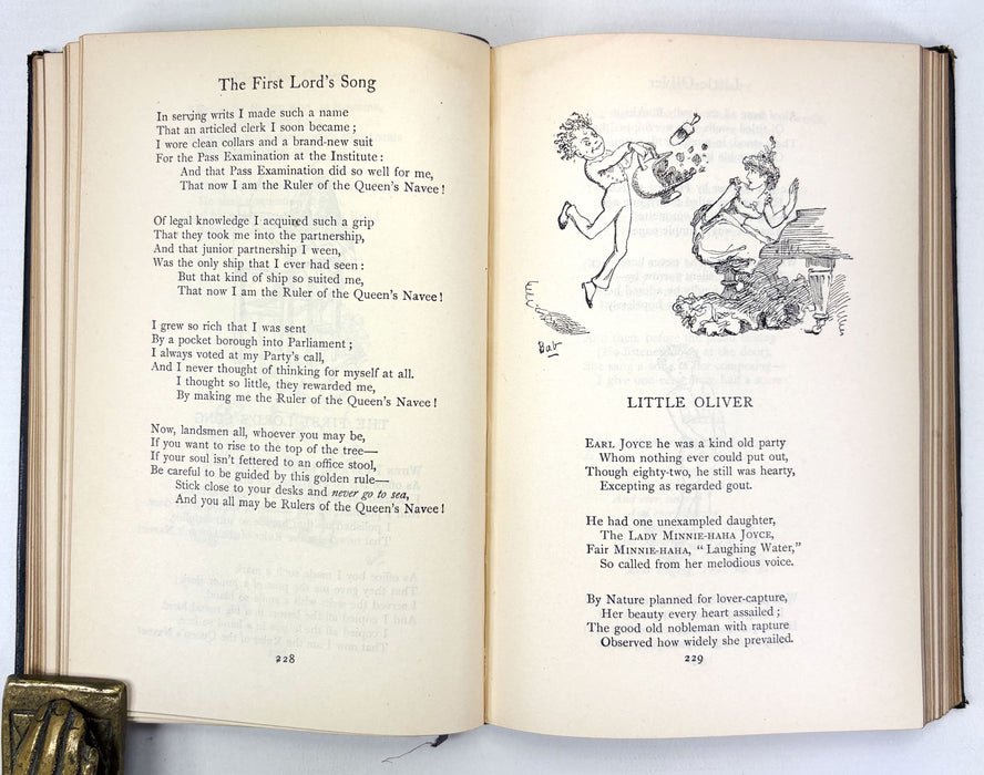 The Bab Ballads with which are included Songs of a Savoyard, W.S. Gilbert, with 350 Illustrations by the Author, 1927