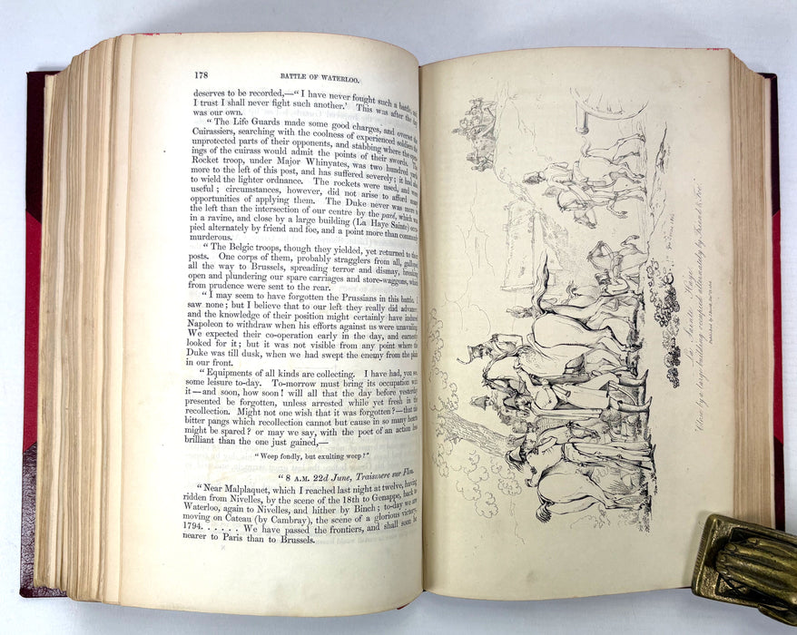 The Battle of Waterloo, With Those of Ligny and Quatre Bras, George Jones, 1852